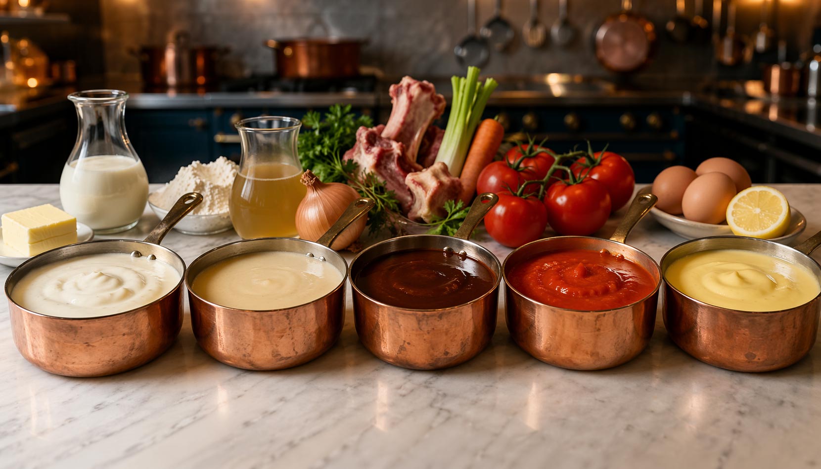Auguste Escoffier’s 5 Mother Sauces of French Cooking